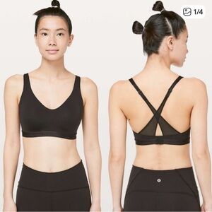 Lululemon Up For It Sports Bra in Black